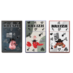 Boite paquet 20 cigarettes décors Breizh 12/240