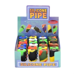 PRESENTOIR 24 PIPES A TABAC SILICONE RAINBOW ASSORTIS 24/480 