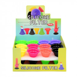 PRESENTOIR 24 EMBOUTS SILICONE POUR PIPE A TABAC ASSORTIS 24/480