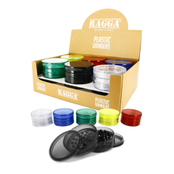 Broyeur tabac plastique 60 mm 4 parts transparents...