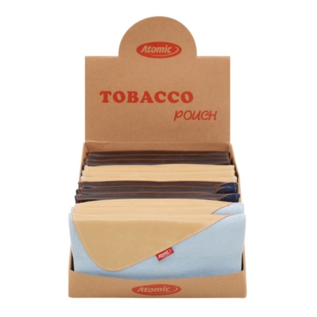 BLAGUE A TABAC XL DECORS TISSU JEANS ASSORTIS X 6 12/240