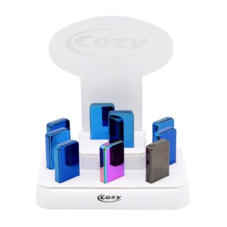 BRIQUET COZY USB SLIDE 3 COLORIS METALLISES ASSORTIS 9/108