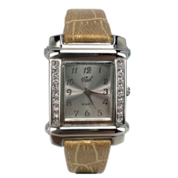 Montre homme/femme bracelet cuir & métal