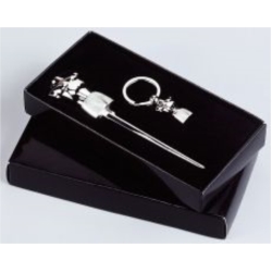 COFFRET OUVRE LETTRE + PORTE CLEFS BUSTE HOMME 50/200*