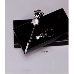 COFFRET OUVRE LETTRE + PORTE CLEFS BUSTE HOMME 50/200*