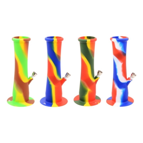 PIPE A TABAC EN SILICONE 22 CM 4 COLORIS ARC EN CIEL 1/72