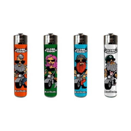 BRIQUET ATOMIC FESTIVAL PIERRE RECHARGEABLE DECORS RIDERS 48/1152