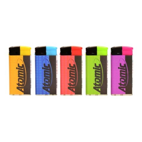 BRIQUET ATOMIC LARGE PIEZO UNIS ASSORTIS MARQUE ATOMIC 25/500
