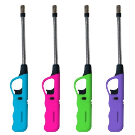 BRIQUET ATOMIC ALLUME TOUT A GAZ PIEZO DAVID NEONS ASSORTIS 12/144