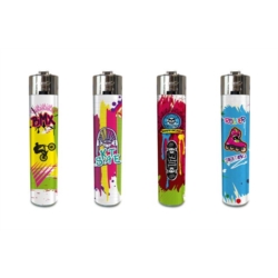 BRIQUET ATOMIC FESTIVAL PIERRE RECHARGEABLE DECORS STREET ART 48/1152