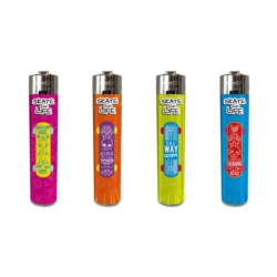 BRIQUET ATOMIC FESTIVAL PIERRE RECHARGEABLE DECORS SKATE 48/1152