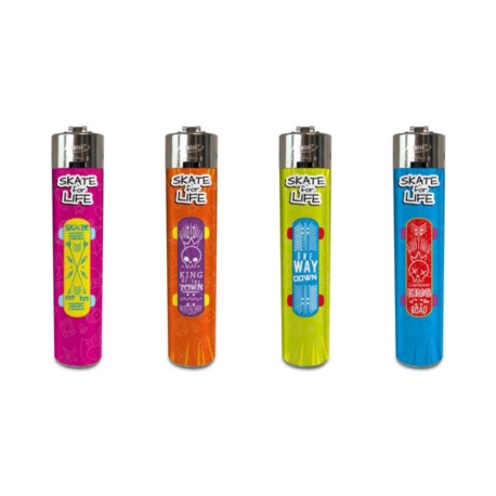 BRIQUET ATOMIC FESTIVAL PIERRE RECHARGEABLE DECORS SKATE 48/1152