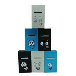 BOITE PAQUET 20 CIGARETTES ALU 100MM DECORS FUNNY FACES BISOUS 12/240