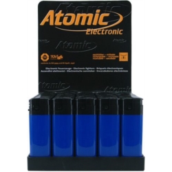 BRIQUET ATOMIC ELECTRONIQUE SLIM BLEU/TOP NOIR 50/1000