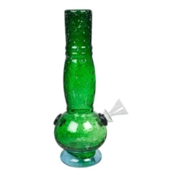 PIPE A TABAC EN VERRE 21.5 CM "STAR" VERT GLOW IN THE DARK 1/12