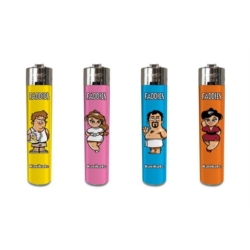 BRIQUET ATOMIC FESTIVAL PIERRE RECHARGEABLE DECORS HUMOUR 48/1152