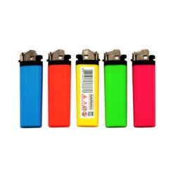 BRIQUET ATOMIC PIERRE JETABLE 5 COLORIS NEONS ASSORTIS 50/1000