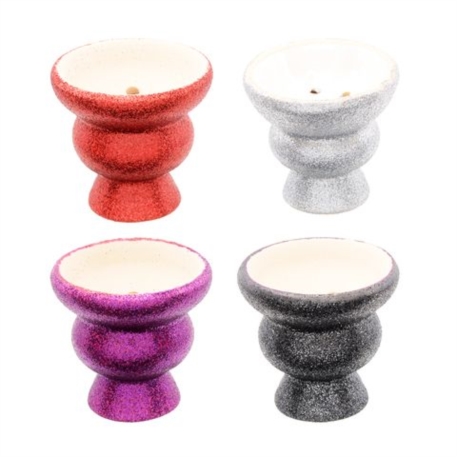 TOP EN CERAMIQUE POUR NARGUILE COLORIS METALLISES ASSORTIS 12/240