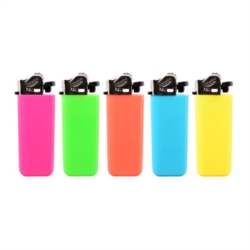 BRIQUET ATOMIC JETABLE PIERRE MINI COLORIS NEONS ASSORTIS 50/1000