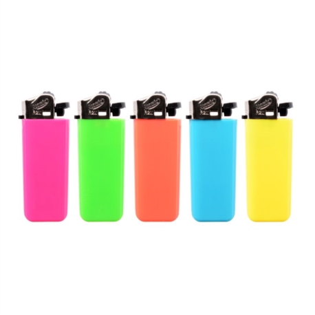 BRIQUET ATOMIC JETABLE PIERRE MINI COLORIS NEONS ASSORTIS 50/1000