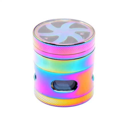 BROYEUR A TABAC METAL 40MM 4 PARTIES RAINBOW 12/240