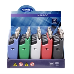 BRIQUET ATOMIC ALLUME TOUT A GAZ COLORIS METALLISES ASSORTIS 25/500