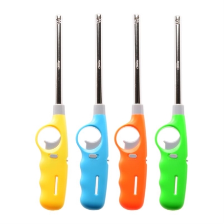 BRIQUET ALLUME TOUT A GAZ PIEZO MARIO 25 CM 4 COLORIS ASSORTIS 20/240