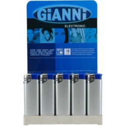 BRIQUET ATOMIC ELECTRONIQUE F3 MAXI GRIS ARGENT/TOP BLEU 50/1000