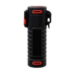 BRIQUET ATOMIC OUTDOOR ARC SIMPLE NOIR/ROUGE RECHARGEABLE USB 1/48