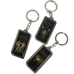 PORTE CLEFS DOMING METAL SIGNES DU ZODIAQUE X 12 