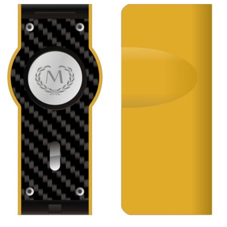 Briquet table Myon racing edition Jaune 4jet + perce cigare 5/50