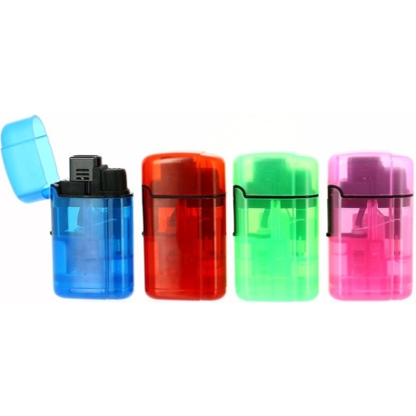 Briquet Jet flamme 5 coloris givrés assortis 20/360