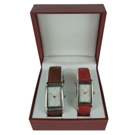 Coffret 2 montres homme/femme