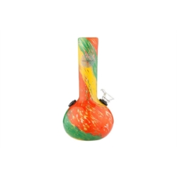 Pipe à tabac en verre Mosaique Rouge, jaune & vert 1/12