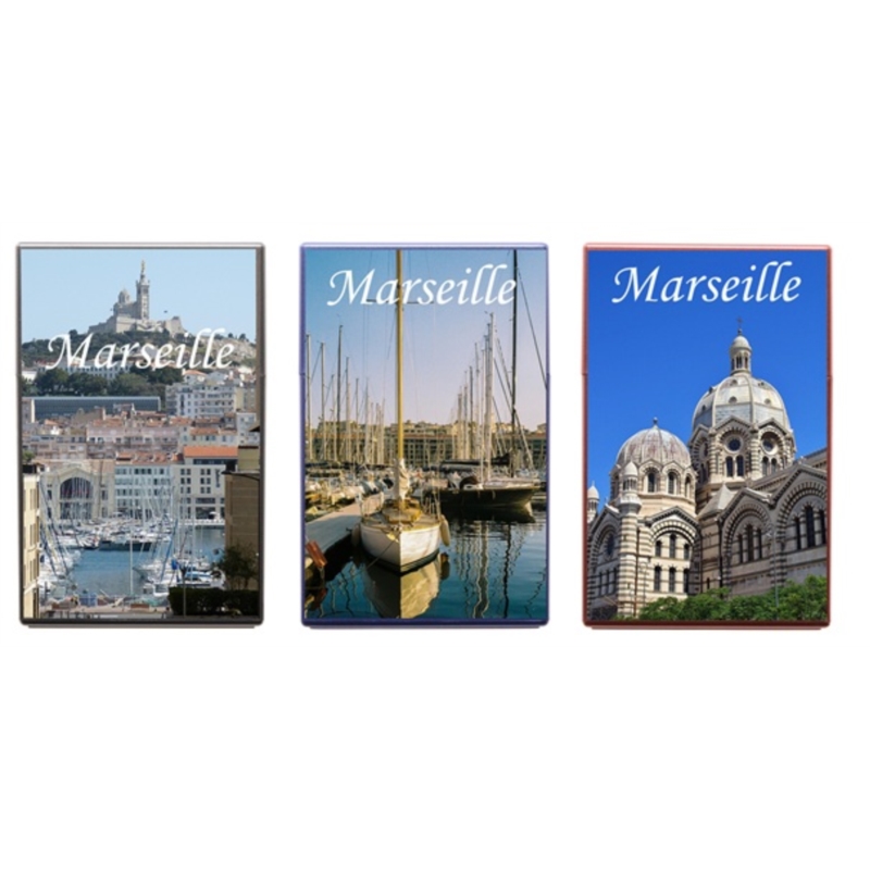 Porte clés plaque immatriculation avec doming Marseille