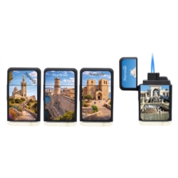 Briquet Atomic new Scuba noir décors Marseille