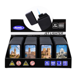 Briquet Atomic new Scuba noir décors Marseille