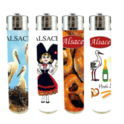 Briquet Atomic festival pierre rechargeable Alsace 2  / 48