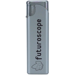 Briquet Swing argent avec logo - 362280