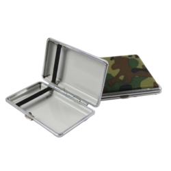 Etui cigarettes 2 tailles 12 + 20 métal décors Camouflage 12/240*