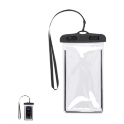 Trousse imperméable PVC pour portable avec cordon 21.2x11.8x1.6 cm