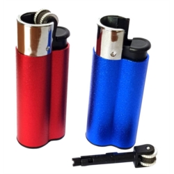 Briquet Festival mini pierre piézo coloris métallisés 48/480/34560