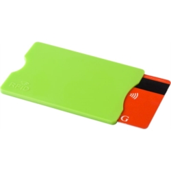 Porte-carte de crédit sécurisé anti RFID plastique 3 col. 9x6x0.4cm 