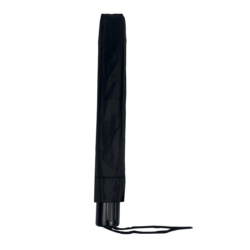 Parapluie pliable polyester 190T métal/manche plastique Noir 12/48