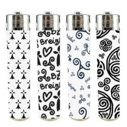 Briquet Atomic festival pierre rechargeable Bretagne Breizh /48