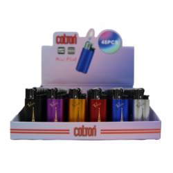 Briquet métal mini pierre rechargeable décors Paris Tour Eiffel