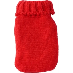 Chaufferette de poche dans housse tricot rouge 12 cm 1/30
