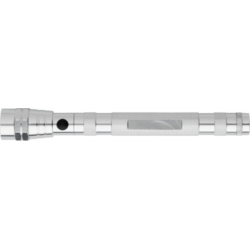 Torche flexible téléscopique 55 cm max aluminium 3LED 1/50