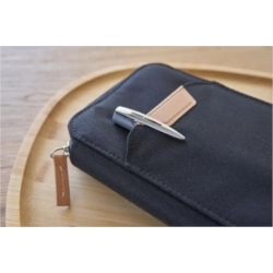 Pochette de voyage RPET zippé avec support mobile  20x13x3.5 cm 1/40