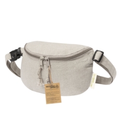 Sac banane en coton recyclé 220g/m2 25x17x8 cm 1/50